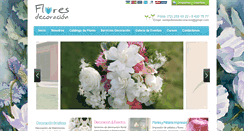 Desktop Screenshot of floresdecoracion.cl